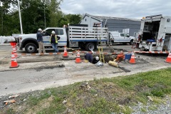 May 2024 - Utility work on Elm Street