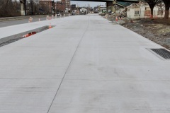 January 2021 - New northbound pavement.