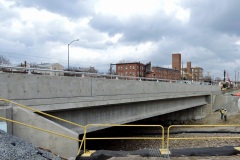 January 2021 - The northbound side of the new Markley Street Bridge over Stony Creek.