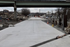 January 2021 - New northbound pavement.