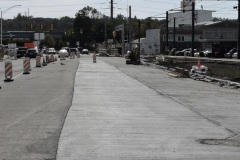 October 2022 - Concrete driving surface placement on Markley Street.