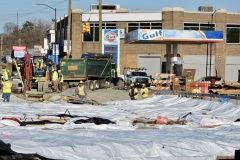 November 2020 - New concrete pavement for the northbound lanes between Main Street and Airy Street.